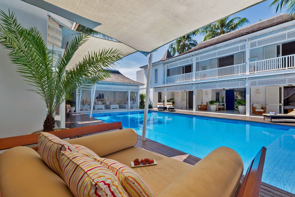 Poolside Lounge at Villa Lulito Seminyak -4 Bedrooms Villa in Bali