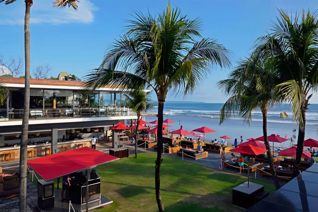 KuDeTa Beach Club Seminyak Bali in Sunny Day