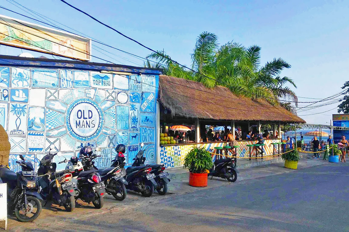 Old Man's Beach Club Canggu Street